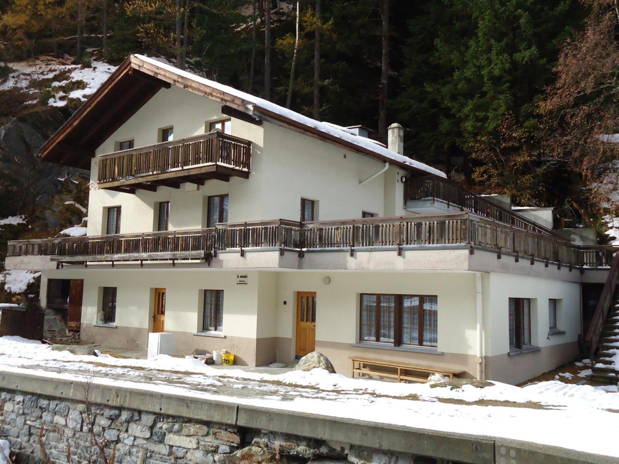 Haus Pickelschmiede Appartement Saas-Grund Buitenkant foto