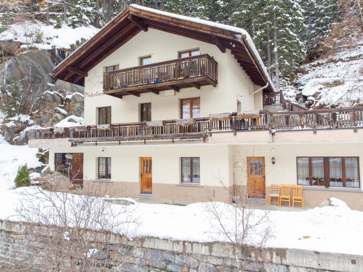 Haus Pickelschmiede Appartement Saas-Grund Buitenkant foto